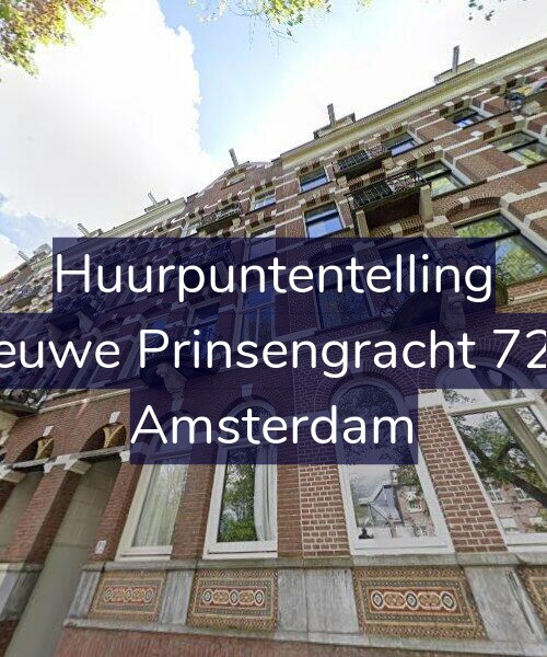 Foto gevel Huurpuntentelling voor Nieuwe Prinsengracht 72-2, Amsterdam
