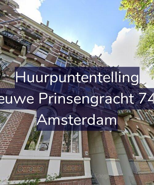 Foto gevel Huurpuntentelling voor Nieuwe Prinsengracht 74-2, Amsterdam
