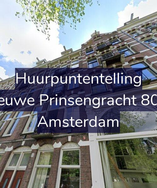 Foto gevel Huurpuntentelling voor Nieuwe Prinsengracht 80-3, Amsterdam