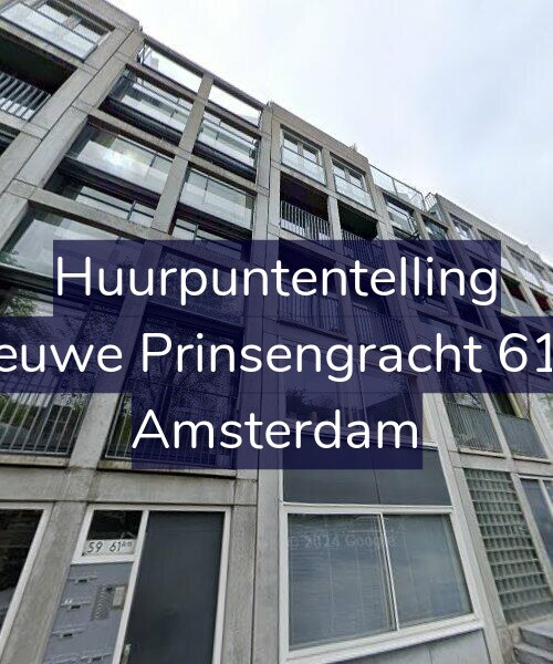 Foto gevel Huurpuntentelling voor Nieuwe Prinsengracht 61-E, Amsterdam
