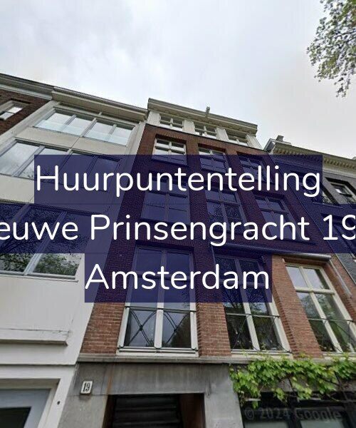 Foto gevel Huurpuntentelling voor Nieuwe Prinsengracht 19-3, Amsterdam