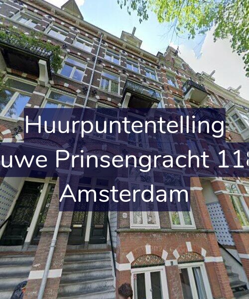 Foto gevel Huurpuntentelling voor Nieuwe Prinsengracht 118-4, Amsterdam