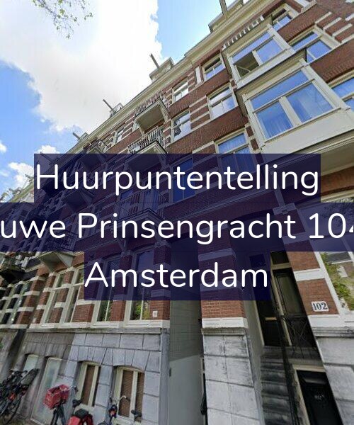 Foto gevel Huurpuntentelling voor Nieuwe Prinsengracht 104-B, Amsterdam
