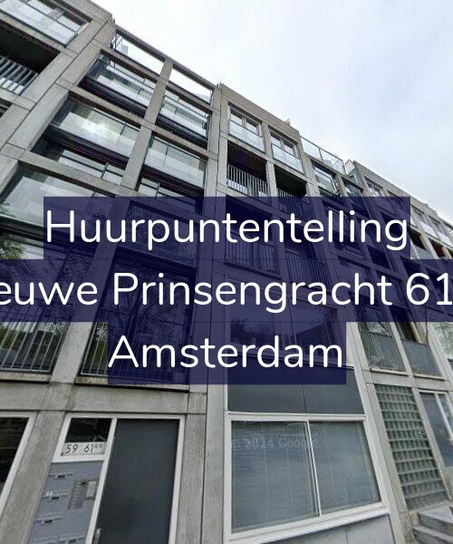 Foto gevel Huurpuntentelling voor Nieuwe Prinsengracht 61-B, Amsterdam