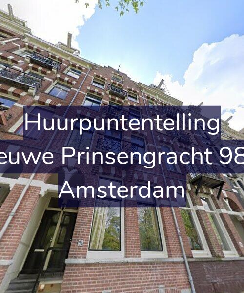 Foto gevel Huurpuntentelling voor Nieuwe Prinsengracht 98-2, Amsterdam