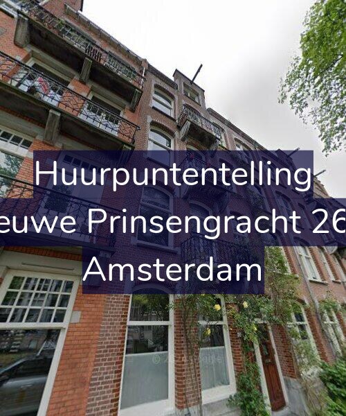 Foto gevel Huurpuntentelling voor Nieuwe Prinsengracht 26-1, Amsterdam
