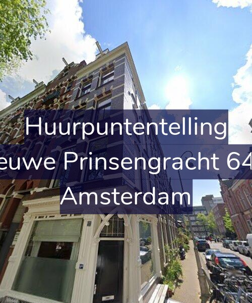 Foto gevel Huurpuntentelling voor Nieuwe Prinsengracht 64-1, Amsterdam