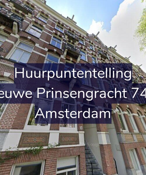 Foto gevel Huurpuntentelling voor Nieuwe Prinsengracht 74-1, Amsterdam