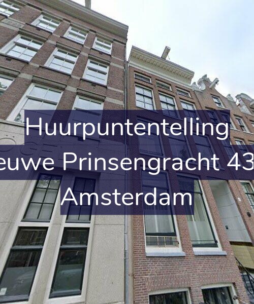 Foto gevel Huurpuntentelling voor Nieuwe Prinsengracht 43-A, Amsterdam