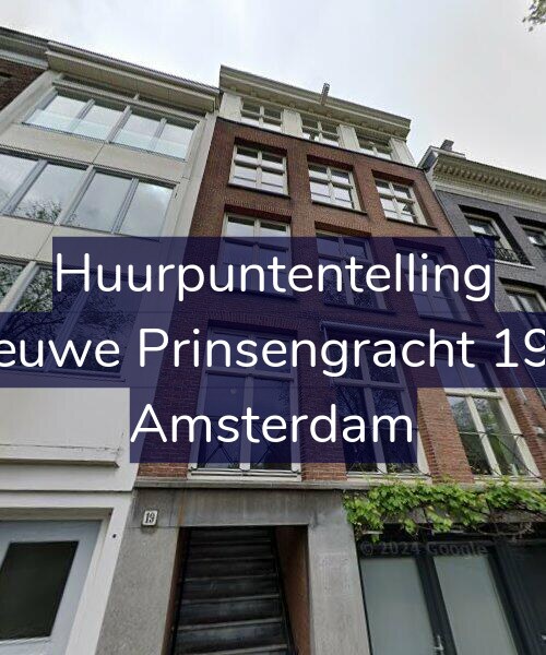 Foto gevel Huurpuntentelling voor Nieuwe Prinsengracht 19-1, Amsterdam