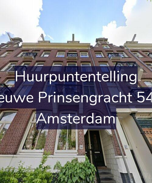 Foto gevel Huurpuntentelling voor Nieuwe Prinsengracht 54-3, Amsterdam