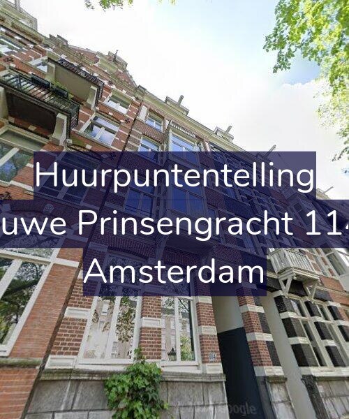 Foto gevel Huurpuntentelling voor Nieuwe Prinsengracht 114-3, Amsterdam