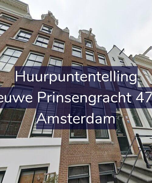 Foto gevel Huurpuntentelling voor Nieuwe Prinsengracht 47-A, Amsterdam