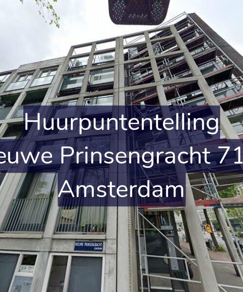 Foto gevel Huurpuntentelling voor Nieuwe Prinsengracht 71-C, Amsterdam
