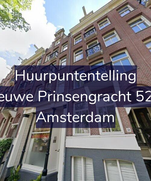 Foto gevel Huurpuntentelling voor Nieuwe Prinsengracht 52-1, Amsterdam