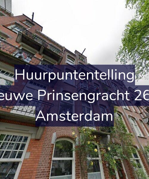 Foto gevel Huurpuntentelling voor Nieuwe Prinsengracht 26-3, Amsterdam