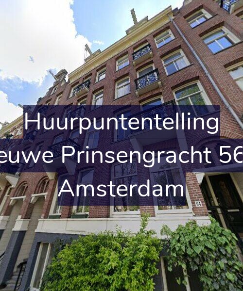 Foto gevel Huurpuntentelling voor Nieuwe Prinsengracht 56-1, Amsterdam