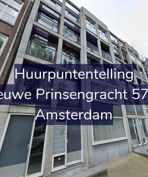 Foto gevel Huurpuntentelling voor Nieuwe Prinsengracht 57-H, Amsterdam