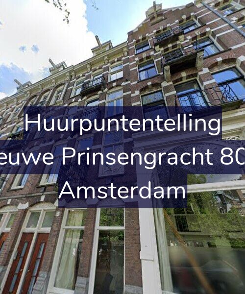 Foto gevel Huurpuntentelling voor Nieuwe Prinsengracht 80-1, Amsterdam