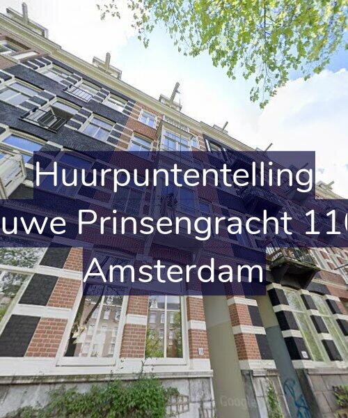 Foto gevel Huurpuntentelling voor Nieuwe Prinsengracht 110-2, Amsterdam