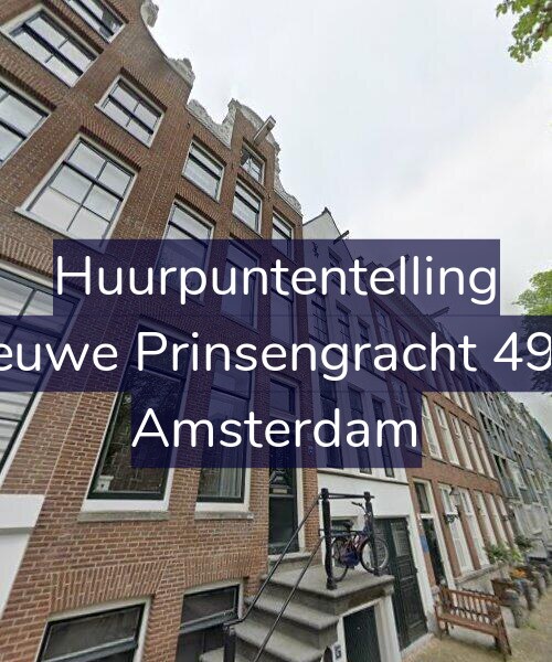 Foto gevel Huurpuntentelling voor Nieuwe Prinsengracht 49-A, Amsterdam