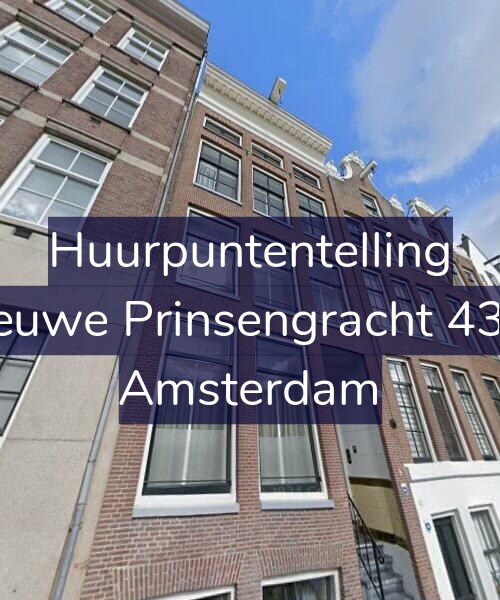 Foto gevel Huurpuntentelling voor Nieuwe Prinsengracht 43-B, Amsterdam