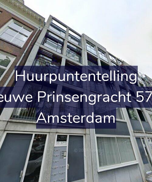 Foto gevel Huurpuntentelling voor Nieuwe Prinsengracht 57-D, Amsterdam