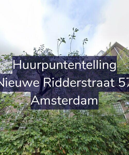 Foto gevel Huurpuntentelling voor Nieuwe Ridderstraat 57, Amsterdam