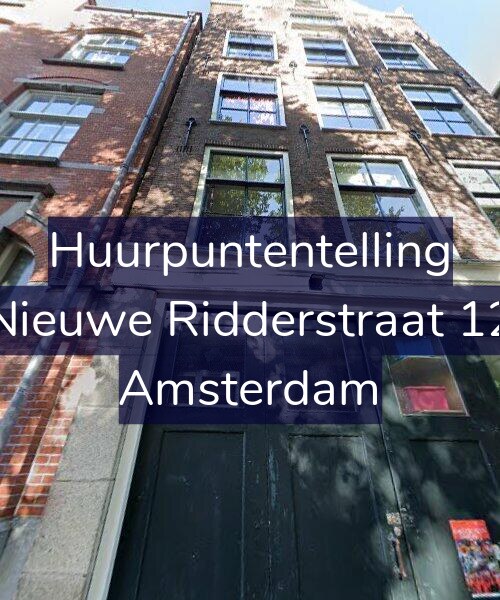 Foto gevel Huurpuntentelling voor Nieuwe Ridderstraat 12, Amsterdam