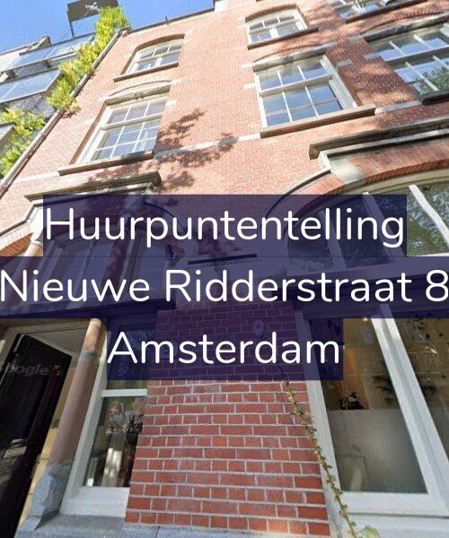 Foto gevel Huurpuntentelling voor Nieuwe Ridderstraat 8, Amsterdam