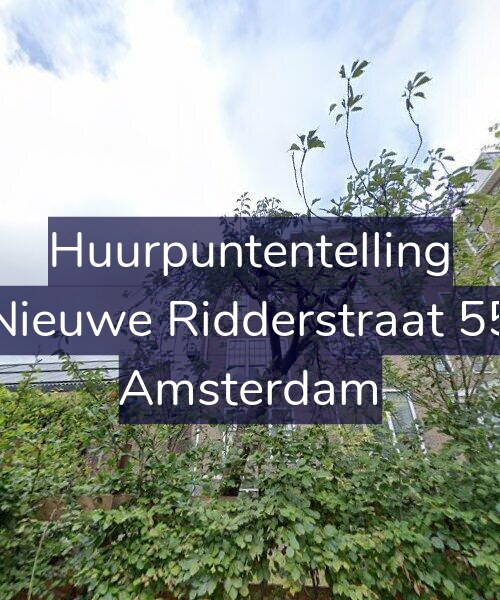 Foto gevel Huurpuntentelling voor Nieuwe Ridderstraat 55, Amsterdam