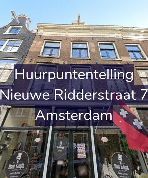 Foto gevel Huurpuntentelling voor Nieuwe Ridderstraat 7, Amsterdam
