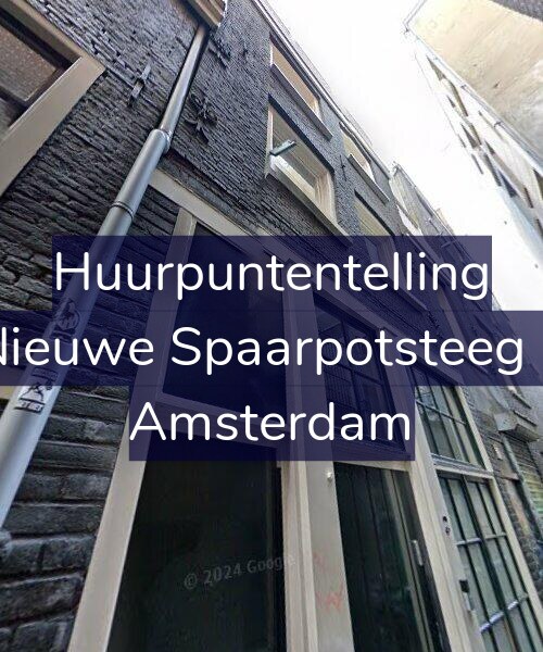 Foto gevel Huurpuntentelling voor Nieuwe Spaarpotsteeg 2, Amsterdam