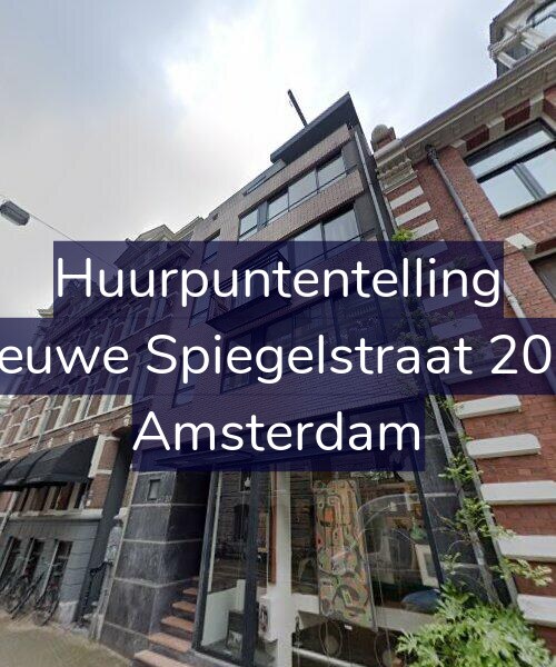 Foto gevel Huurpuntentelling voor Nieuwe Spiegelstraat 20-C, Amsterdam