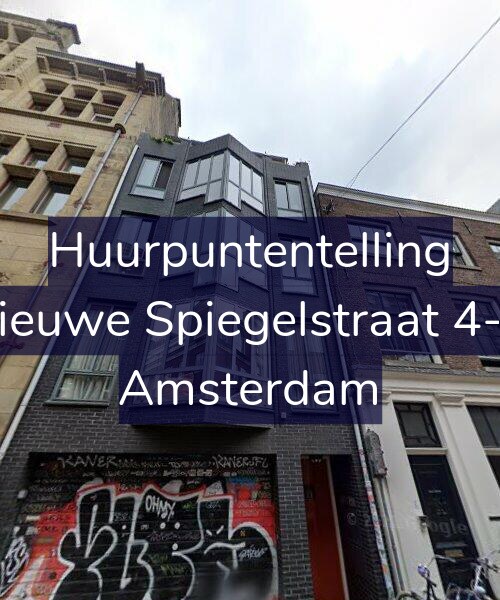 Foto gevel Huurpuntentelling voor Nieuwe Spiegelstraat 4-A, Amsterdam