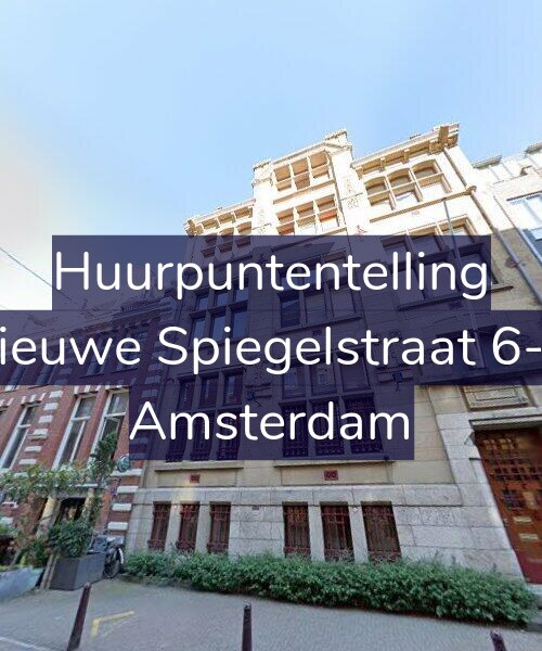 Foto gevel Huurpuntentelling voor Nieuwe Spiegelstraat 6-D, Amsterdam