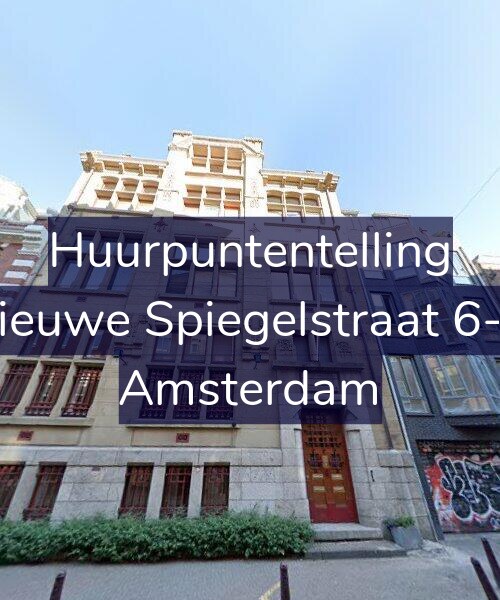 Foto gevel Huurpuntentelling voor Nieuwe Spiegelstraat 6-A, Amsterdam