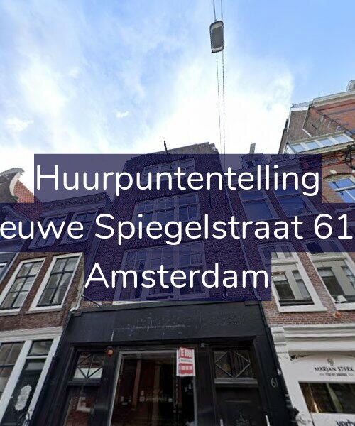 Foto gevel Huurpuntentelling voor Nieuwe Spiegelstraat 61-3, Amsterdam