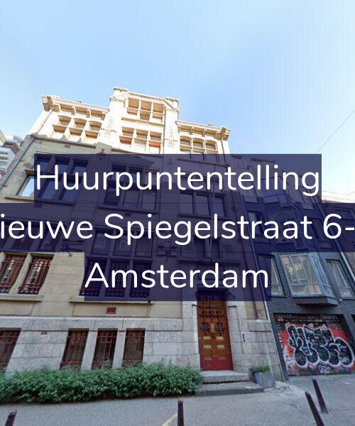 Foto gevel Huurpuntentelling voor Nieuwe Spiegelstraat 6-B, Amsterdam