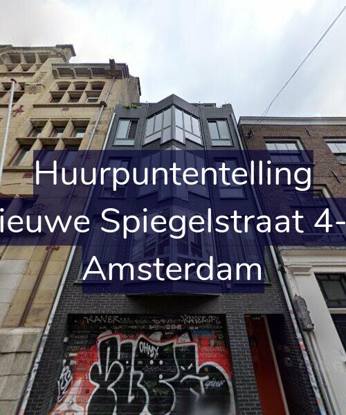 Foto gevel Huurpuntentelling voor Nieuwe Spiegelstraat 4-D, Amsterdam