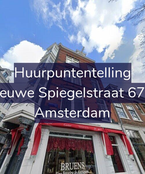 Foto gevel Huurpuntentelling voor Nieuwe Spiegelstraat 67-2, Amsterdam