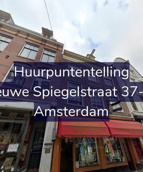 Foto gevel Huurpuntentelling voor Nieuwe Spiegelstraat 37-2B, Amsterdam