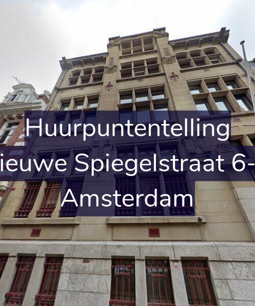 Foto gevel Huurpuntentelling voor Nieuwe Spiegelstraat 6-C, Amsterdam