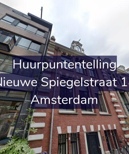 Foto gevel Huurpuntentelling voor Nieuwe Spiegelstraat 18, Amsterdam