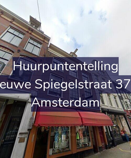 Foto gevel Huurpuntentelling voor Nieuwe Spiegelstraat 37-1, Amsterdam