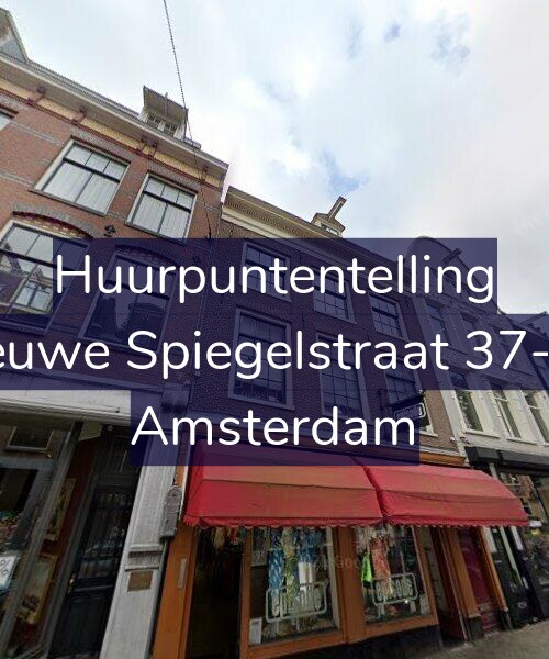 Foto gevel Huurpuntentelling voor Nieuwe Spiegelstraat 37-2A, Amsterdam