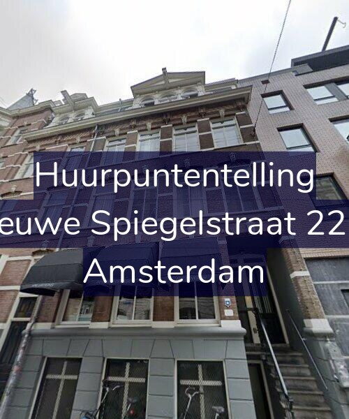 Foto gevel Huurpuntentelling voor Nieuwe Spiegelstraat 22-D, Amsterdam