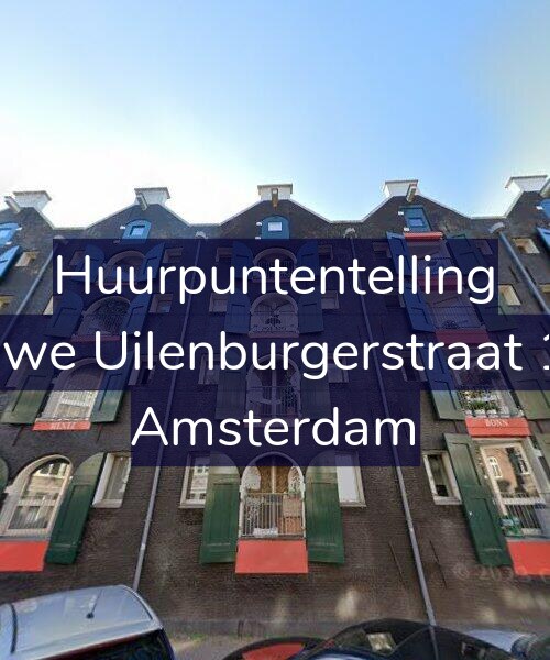 Foto gevel Huurpuntentelling voor Nieuwe Uilenburgerstraat 13-K, Amsterdam