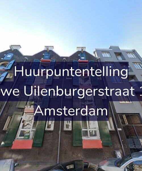 Foto gevel Huurpuntentelling voor Nieuwe Uilenburgerstraat 15-B, Amsterdam