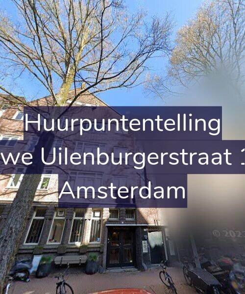 Foto gevel Huurpuntentelling voor Nieuwe Uilenburgerstraat 12-A, Amsterdam